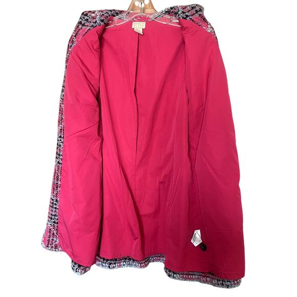 Sigrid Olsen Sport Pink Wool/ Mohair/ Acrylic, Poly, Nylon Blend Jacket Sz M - Picture 6 of 7